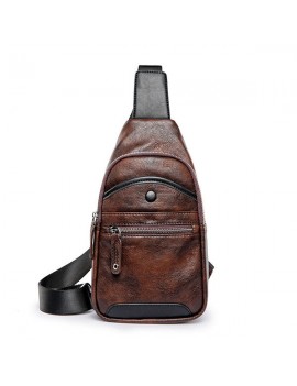 Vintage Casual Chest Bag Sling Bag Crossbody Bag For Men