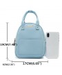 Faux Leather Cute Candy Color Shoulder Bag Backpack For Women